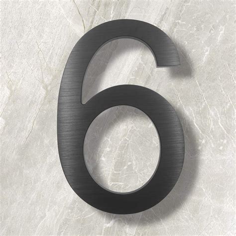 glass and metal house number|Amazon.com: 10 Inch House Numbers.